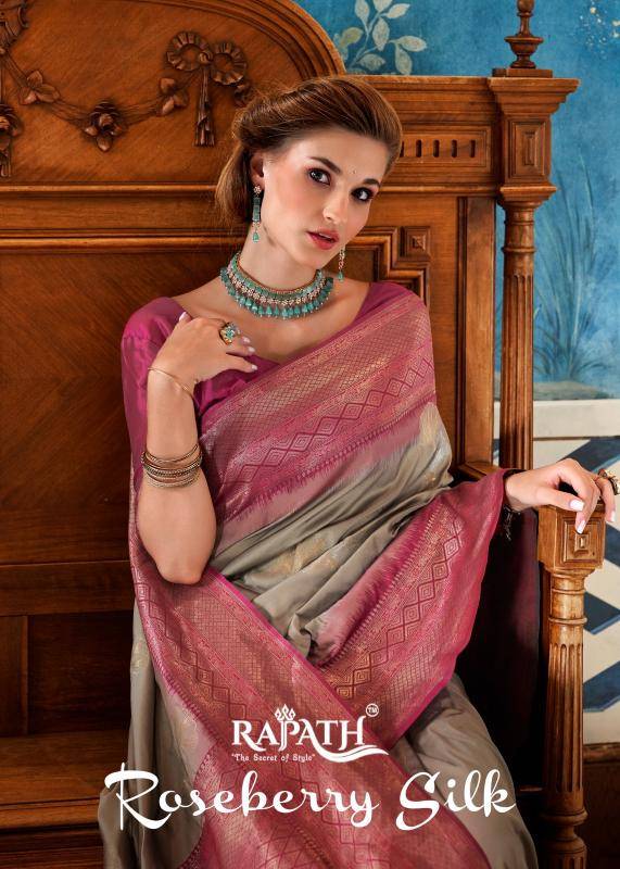Rajpath rose berry Designer saree suppliers in Hyderabad